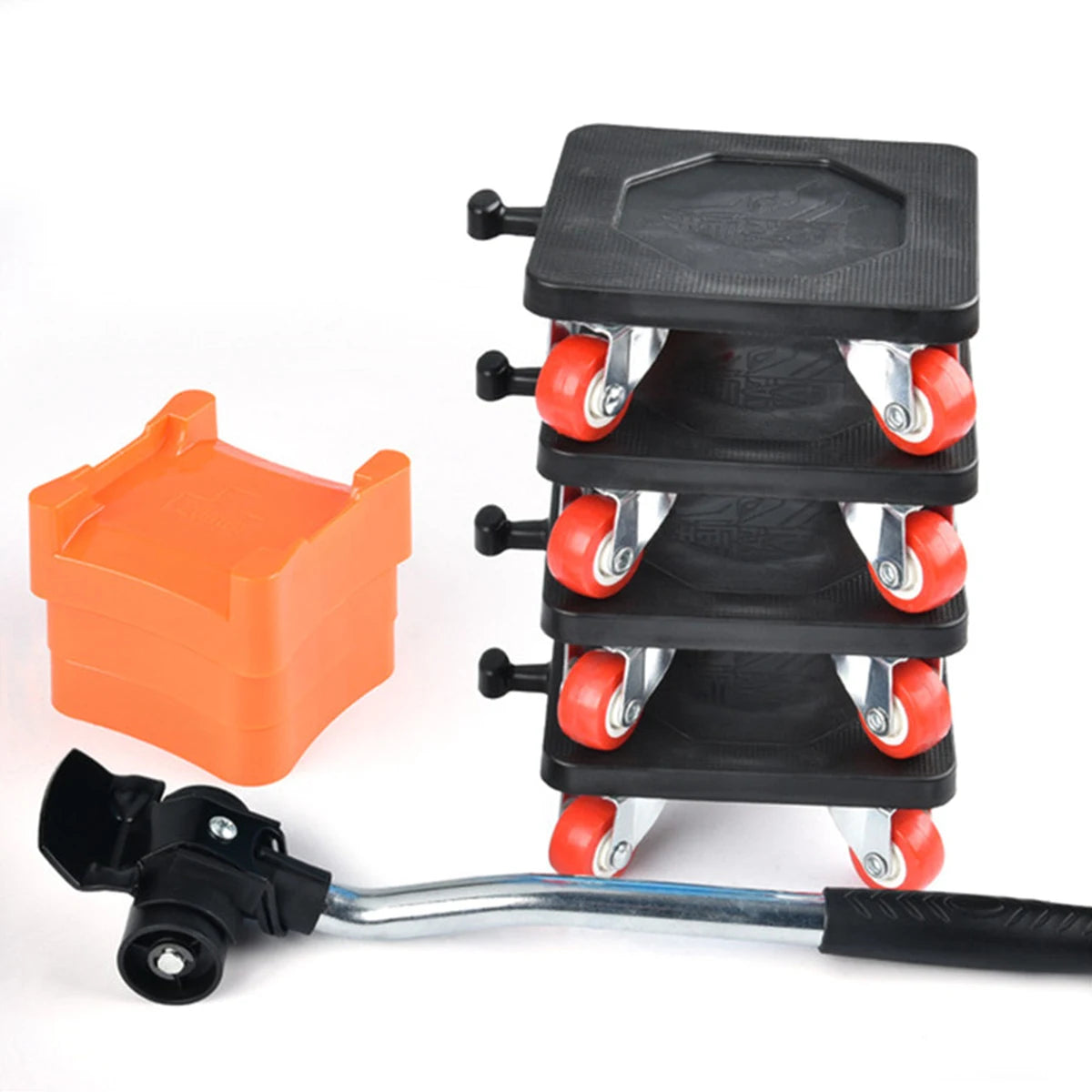 PrecisionPro™ 400KG Heavy-Duty Furniture Mover Set – Includes Slides, Wheels & Roller Bar for Easy Transport