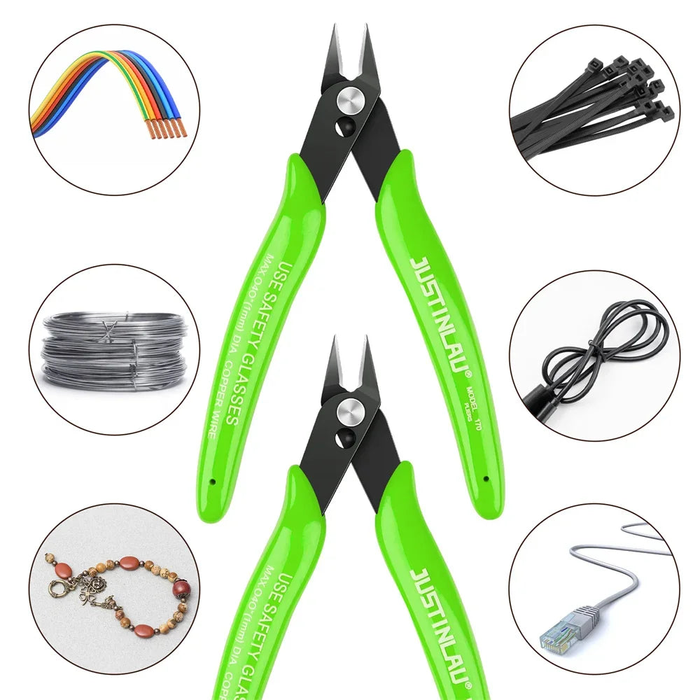 PrecisionPro™ MultiCut Pliers – Universal Wire Cutters & Flush Nippers for Electrical and DIY Work