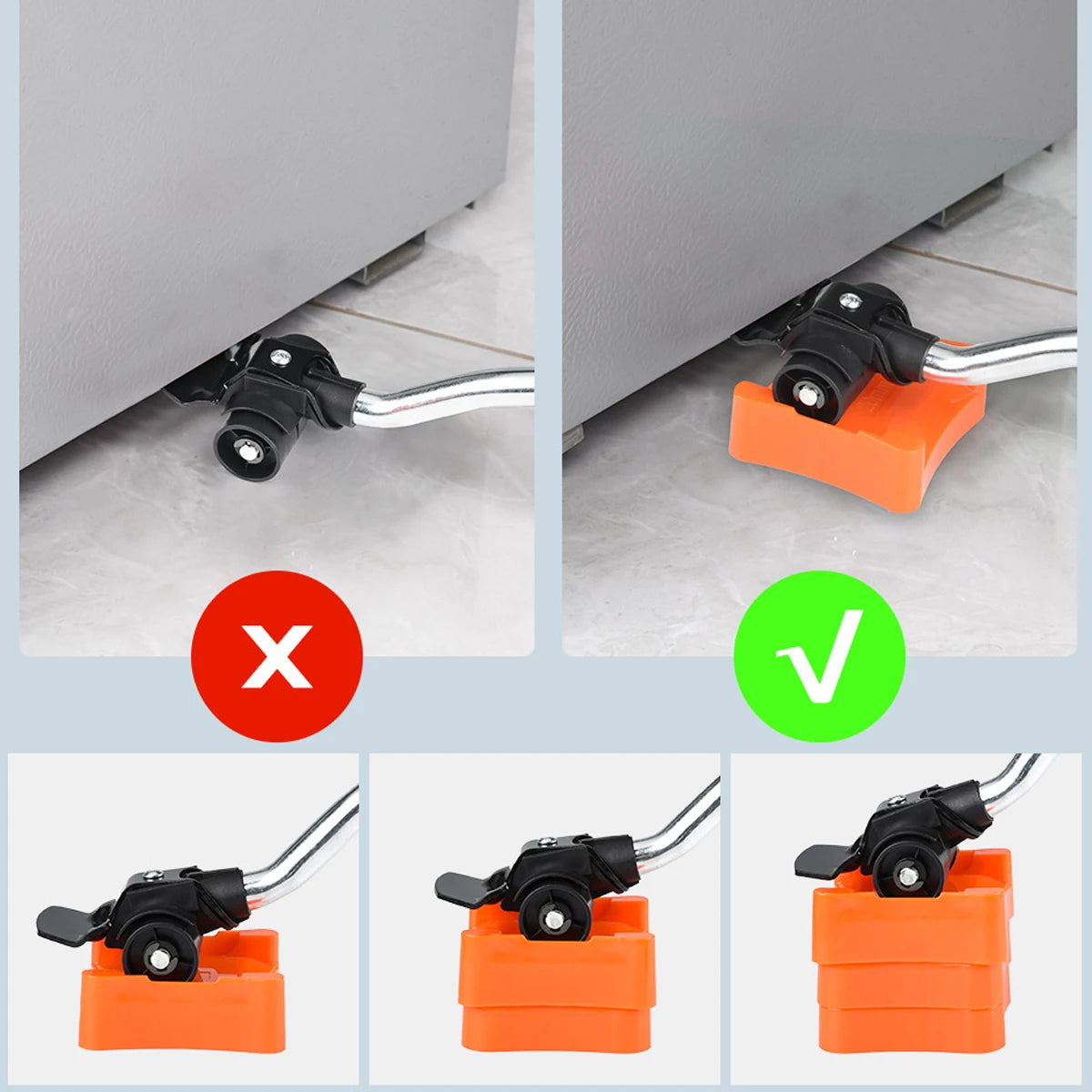 PrecisionPro™ 400KG Heavy-Duty Furniture Mover Set – Includes Slides, Wheels & Roller Bar for Easy Transport