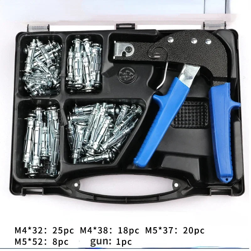 PrecisionPro™ HollowDrive Wall Anchor Gun – Fast Fixing Tool for Plasterboard, Cheville & Molly Bolts