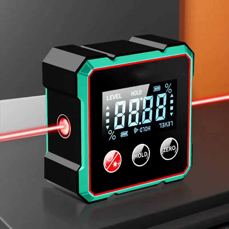 PrecisionPro™ Magnetic Digital Angle Finder with Electronic Laser