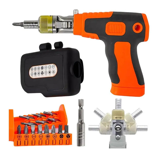 Multi Functional Screwdriver Set With Ratchet And Dual Use Screwdriver Double Headed Mini Screwdriver Extendable And Effortless
