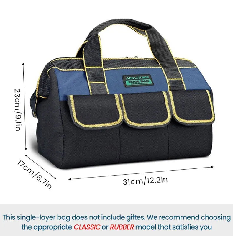 PrecisionPro™ 1680D Multi-Functional Tool Bag – Waterproof & Wear-Resistant Electrician Storage Bag with High Capacity