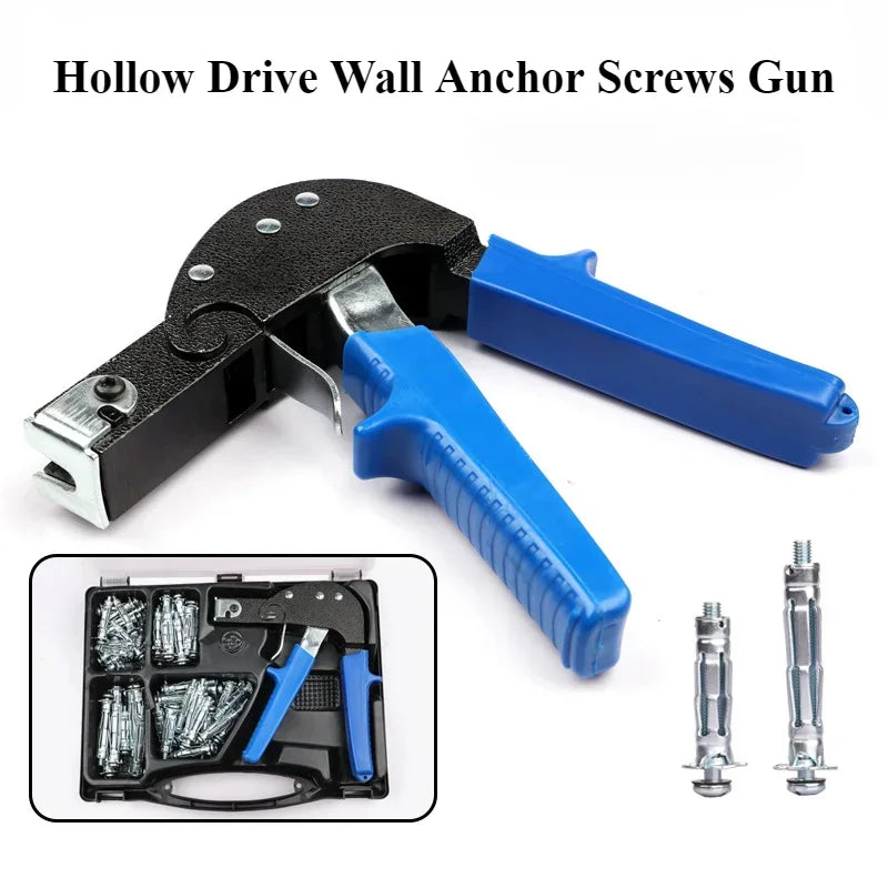 PrecisionPro™ HollowDrive Wall Anchor Gun – Fast Fixing Tool for Plasterboard, Cheville & Molly Bolts