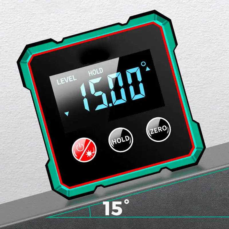 PrecisionPro™ Magnetic Digital Angle Finder with Electronic Laser