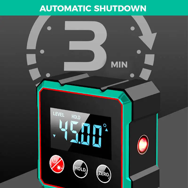 PrecisionPro™ Magnetic Digital Angle Finder with Electronic Laser