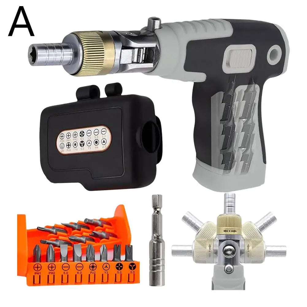 Multi Functional Screwdriver Set With Ratchet And Dual Use Screwdriver Double Headed Mini Screwdriver Extendable And Effortless