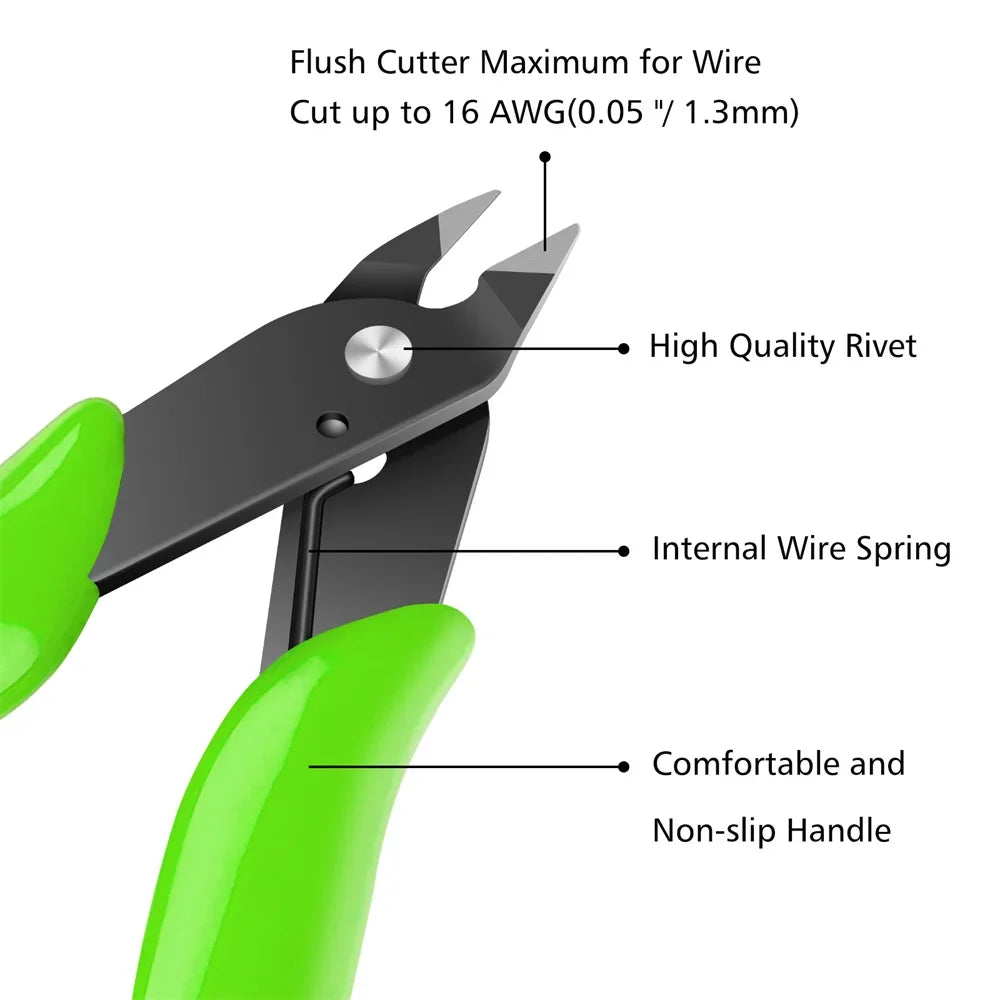 PrecisionPro™ MultiCut Pliers – Universal Wire Cutters & Flush Nippers for Electrical and DIY Work