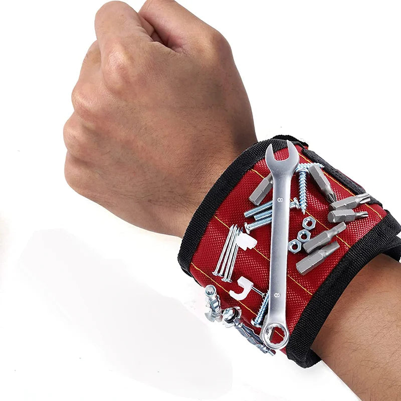 PrecisionPro™ MagBand Pro – Heavy-Duty Magnetic Wrist Tool Holder for Screws, Nails & Small Tools