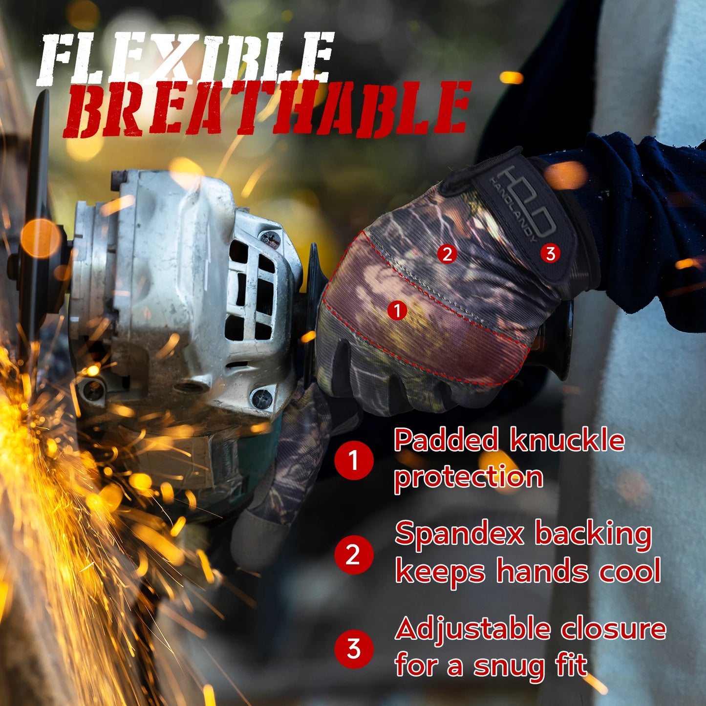 PrecisionPro™ Tactical Work Gloves – Durable Touchscreen Utility Gloves for Mechanics, Construction & Sports Training