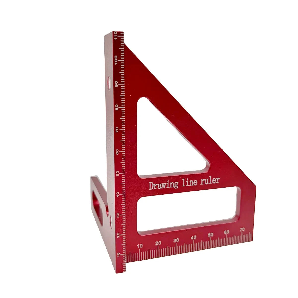 PrecisionPro™ Aluminum Alloy Miter Square – High Precision Woodworking Triangle Ruler & Layout Measuring Tool for Engineers & Carpenters