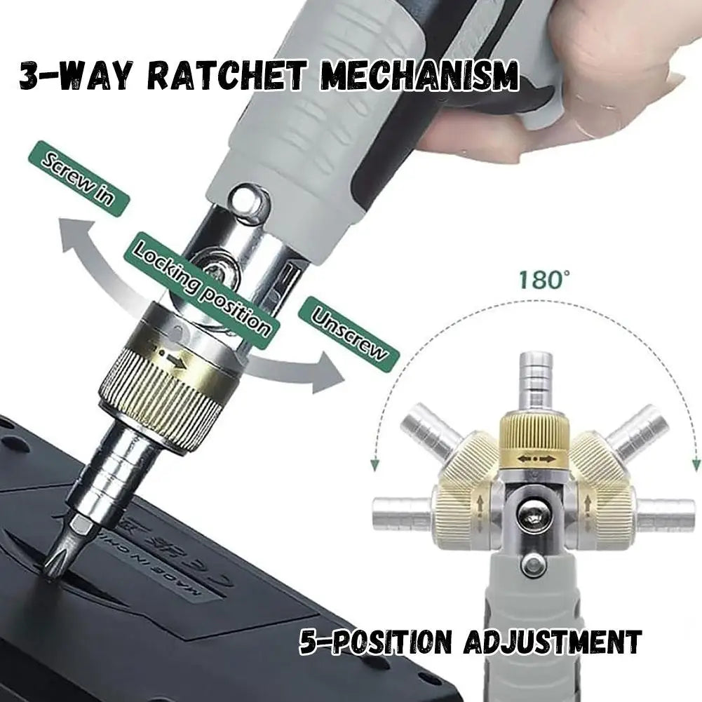 Multi Functional Screwdriver Set With Ratchet And Dual Use Screwdriver Double Headed Mini Screwdriver Extendable And Effortless