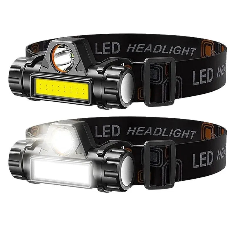 PrecisionPro™ MagBeam LED Headlamp – USB Rechargeable COB Headlight with Strong Magnet, Super Bright & Waterproof for Outdoor Fishing