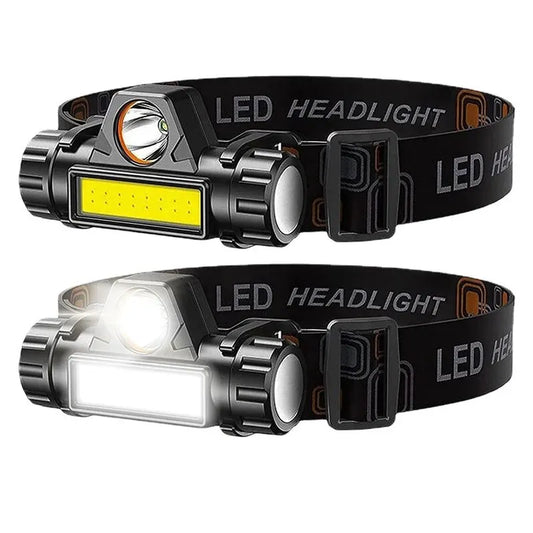 PrecisionPro™ MagBeam LED Headlamp – USB Rechargeable COB Headlight with Strong Magnet, Super Bright & Waterproof for Outdoor Fishing